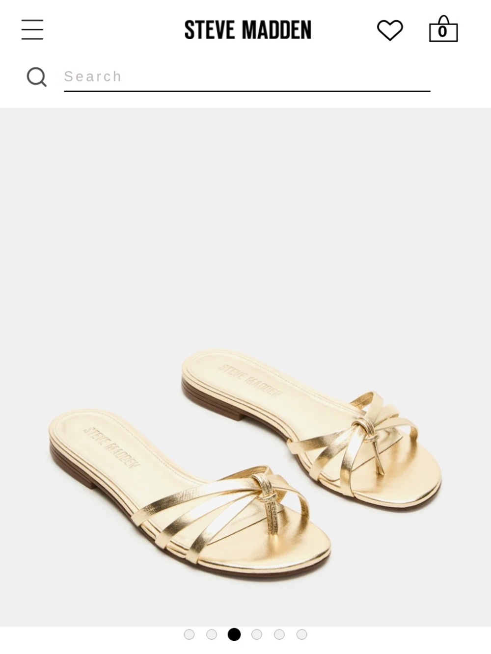 Steve Madden Metallic Sandals